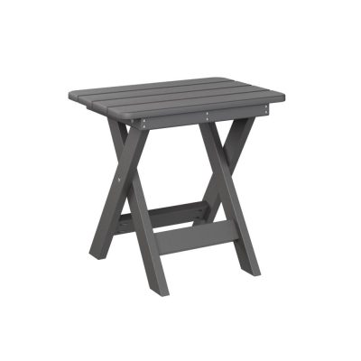 Berlin Gardens Folding End Table – Smoke Gray